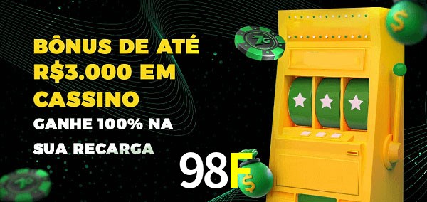 98F melhor bônus de depósito
